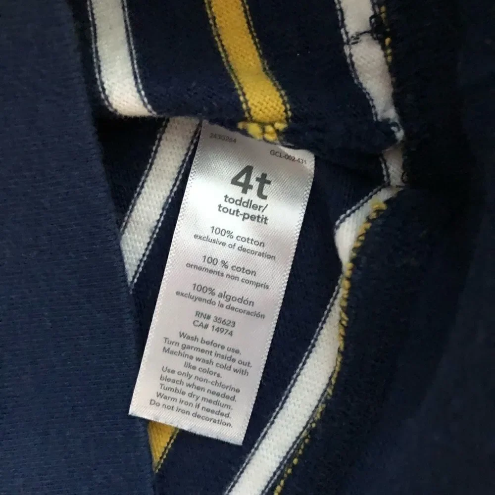 NWOT Carter’s Lightweight Striped Crewneck Sweater